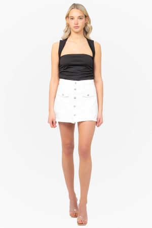 Levi's® Button-Front Skort