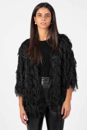 Quinn Shaggy Open Jacket