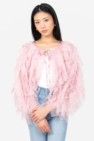 Jackie Ruffle Jacket